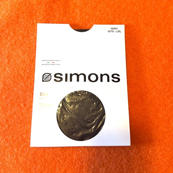 Love & diamonds black sheer pantyhose fantasy tights made in Italy NWT - Picture 3 of 8